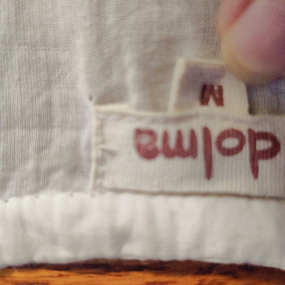 Dolma anthropologie cotton gauze heavy embroidery boho resort pom pom midi dress - Picture 9 of 9